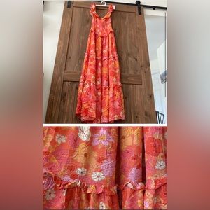 New without tag ,Abel The Label, long, floral, dress, size medium